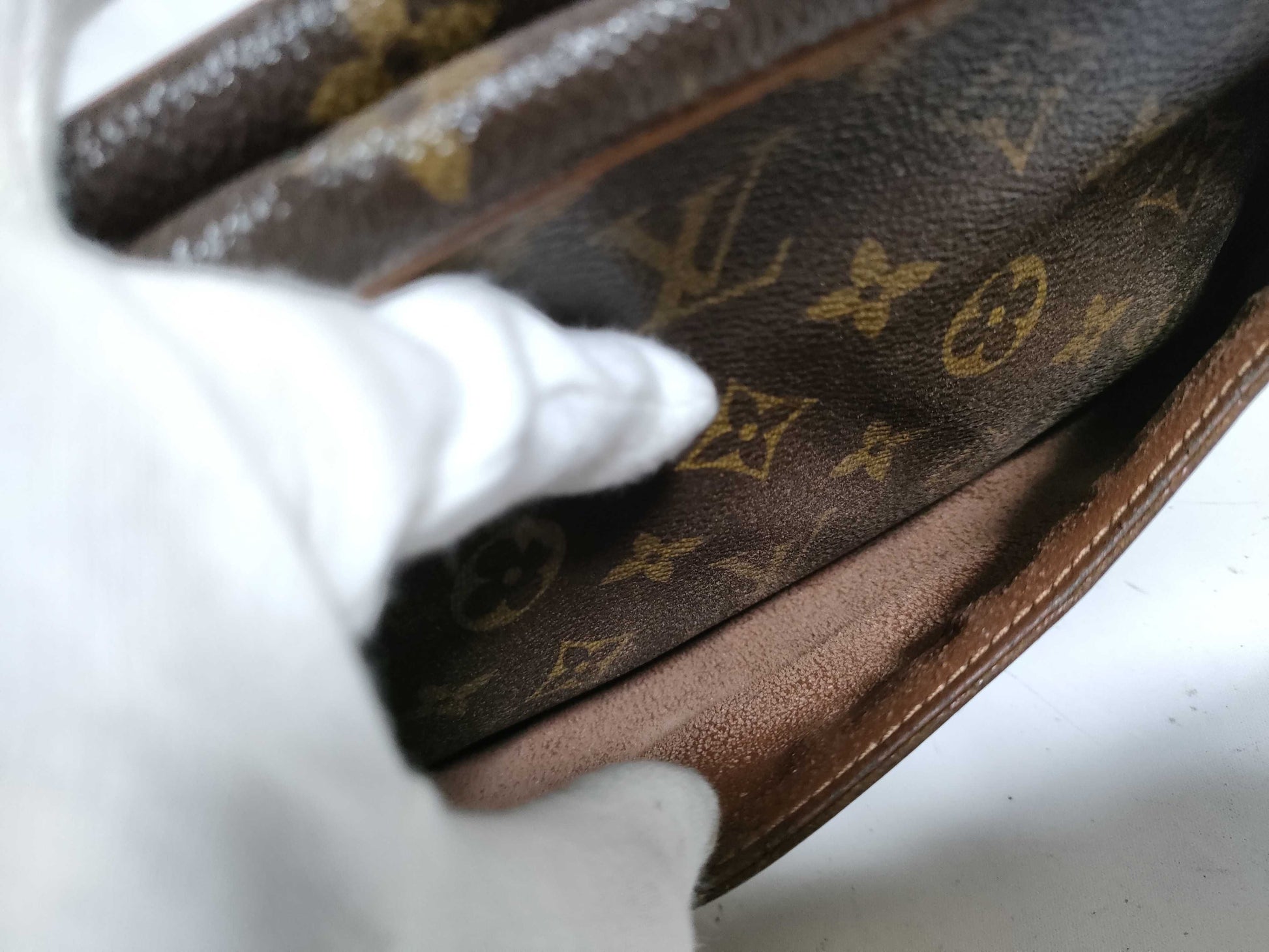LOUIS VUITTON RFID Unverified Monogram Louis Vuitton Compiègne 28 Second Bag M51845/SL0958
