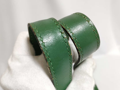 LOUIS VUITTON RFID serial number verification failed. Louis Vuitton Epi Saint-Jacques M52274/AS0957 green handbag.