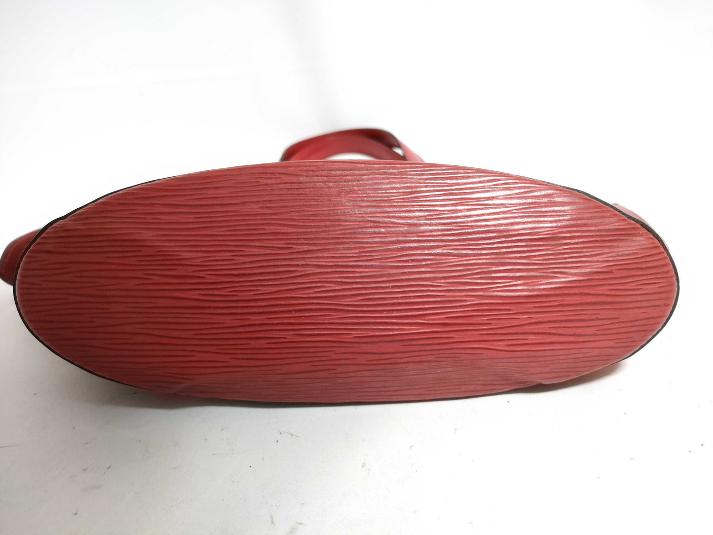 LOUIS VUITTON RFID serial number verification failed. Louis Vuitton Epi Saint-Jacques M5227/VI0945 Red Handbag.