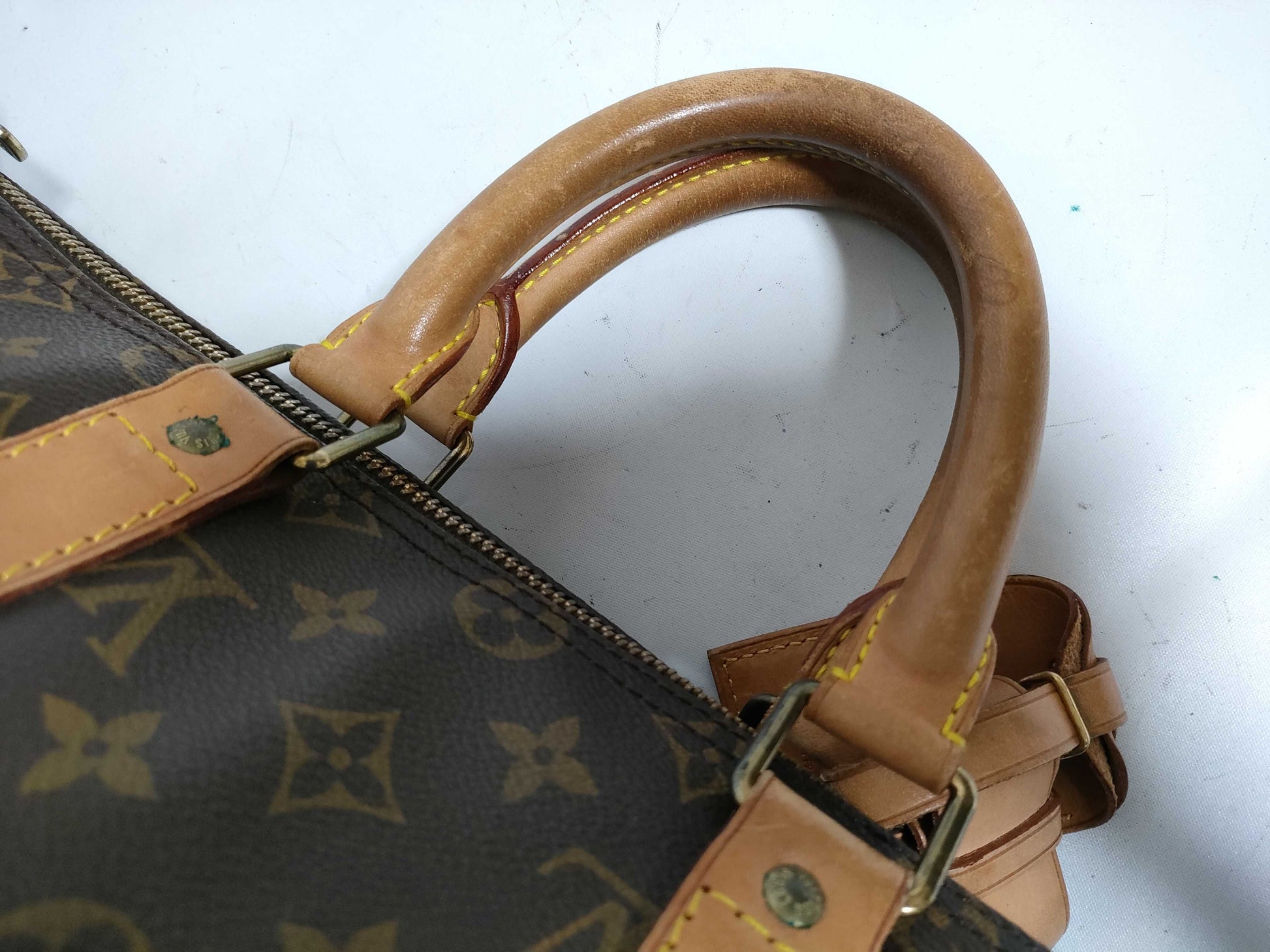 LOUIS VUITTON RFID Unverified Monogram Louis Vuitton Monogram Keepall 45 Boston Bag M41428/SP0931