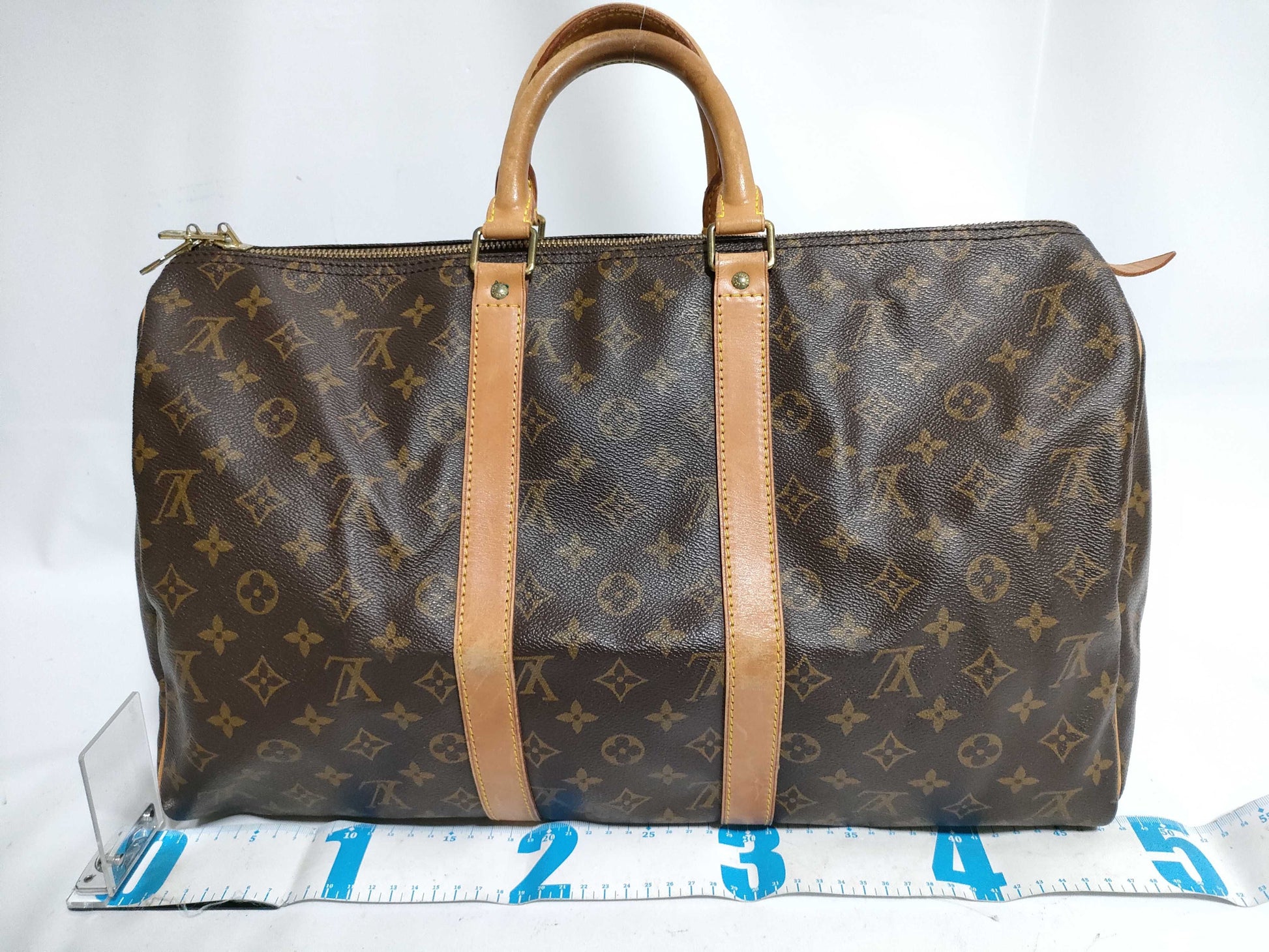 LOUIS VUITTON RFID Unverified Monogram Louis Vuitton Monogram Keepall 45 Boston Bag M41428/SP0931