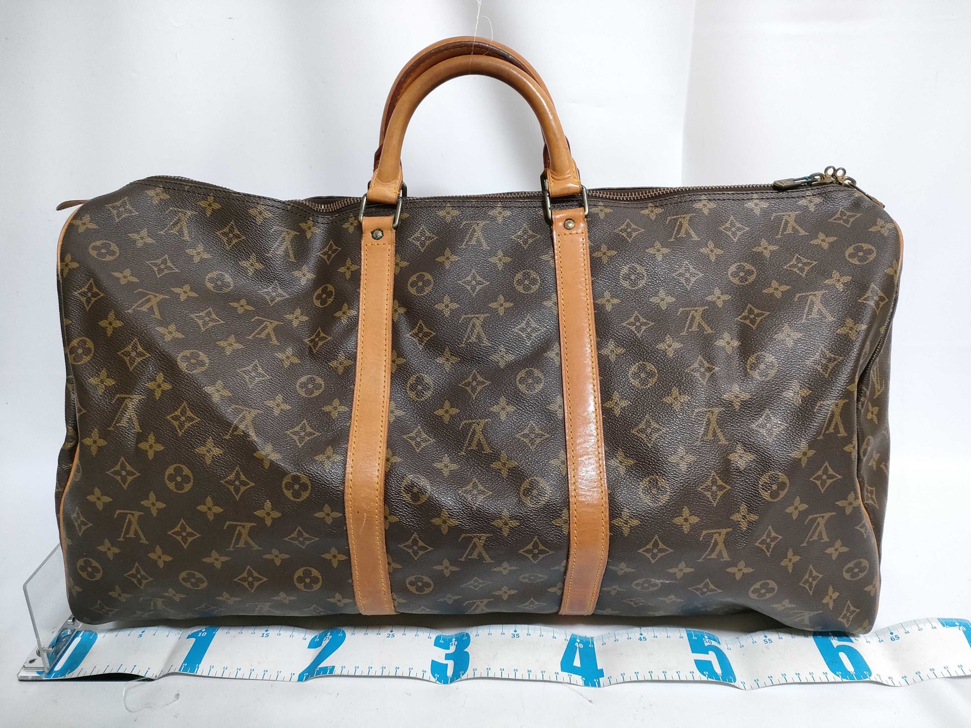 LOUIS VUITTON RFID Unverifiable Monogram Louis Vuitton Monogram Keepall 60 Boston Bag M41422/VI862