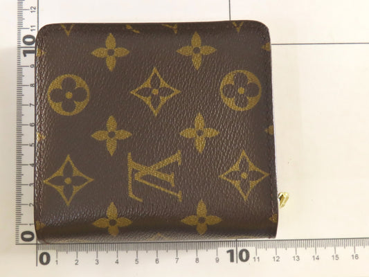 LOUIS VUITTON Monogram Compact Zip Wallet M61667/MI0090