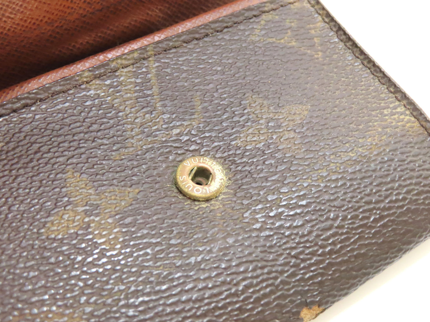 LOUIS VUITTON **** Monogram Louis Vuitton Monogram Porte Monnaie Platter M61930 Coin Case