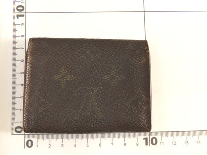 LOUIS VUITTON **** Monogram Louis Vuitton Monogram Porte Monnaie Platter M61930 Coin Case