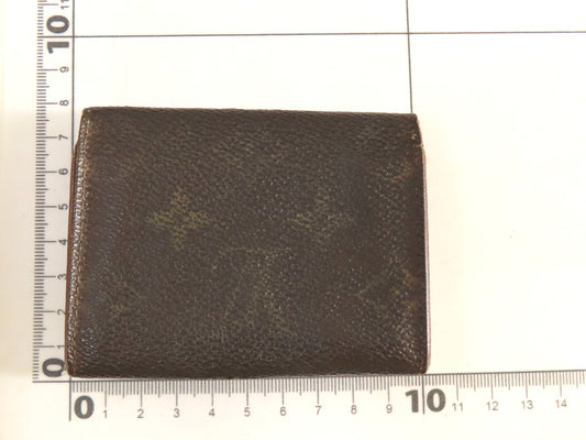 LOUIS VUITTON **** Monogram Louis Vuitton Monogram Porte Monnaie Platter M61930 Coin Case