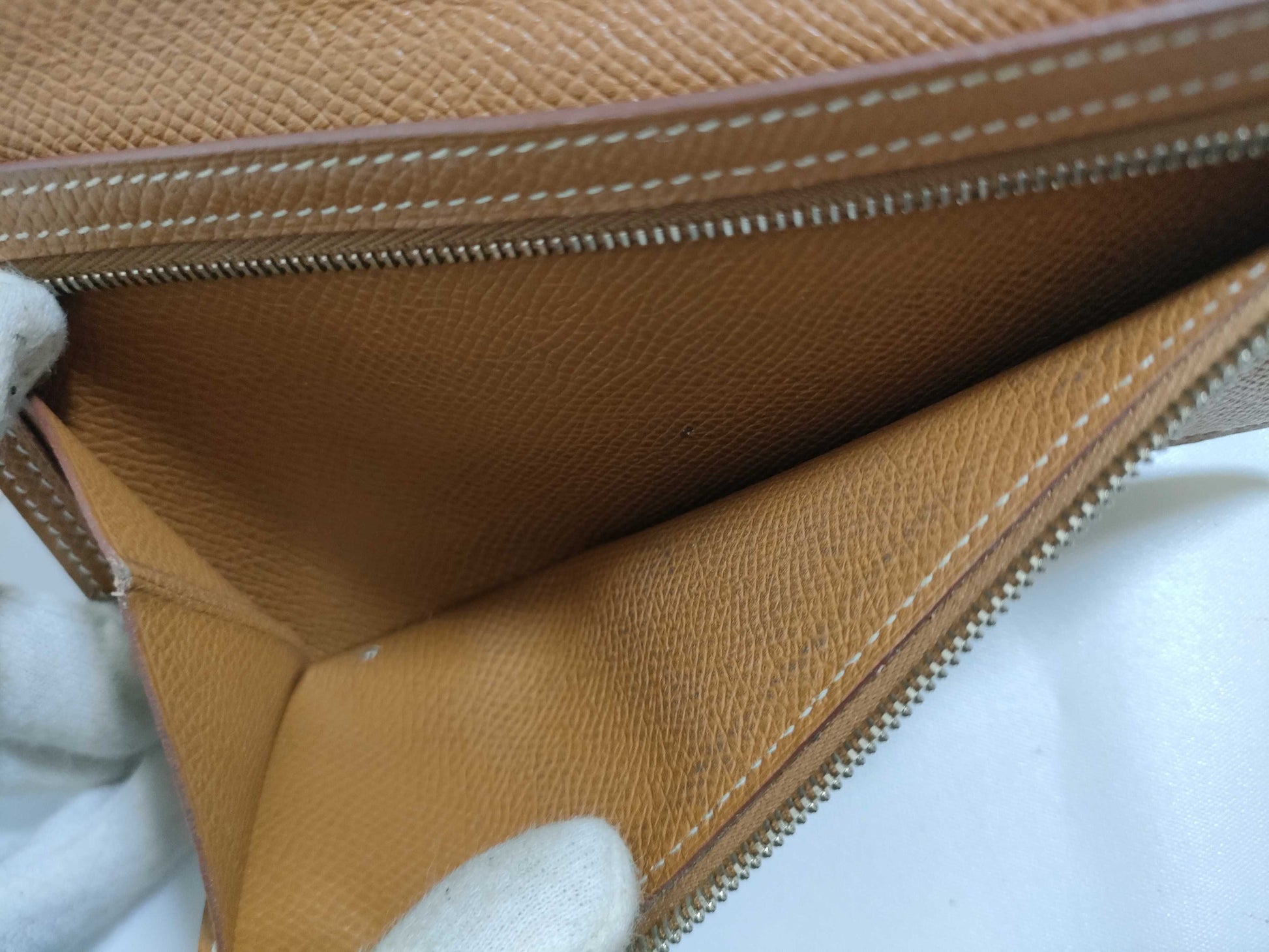HERMES X Bearn Hermes Bearn Wallet X Stamp Box Wallet