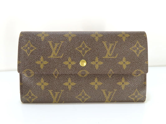 LOUIS VUITTON Monogram Louis Vuitton Monogram Portefeuille International M61217/TH0995 Wallet