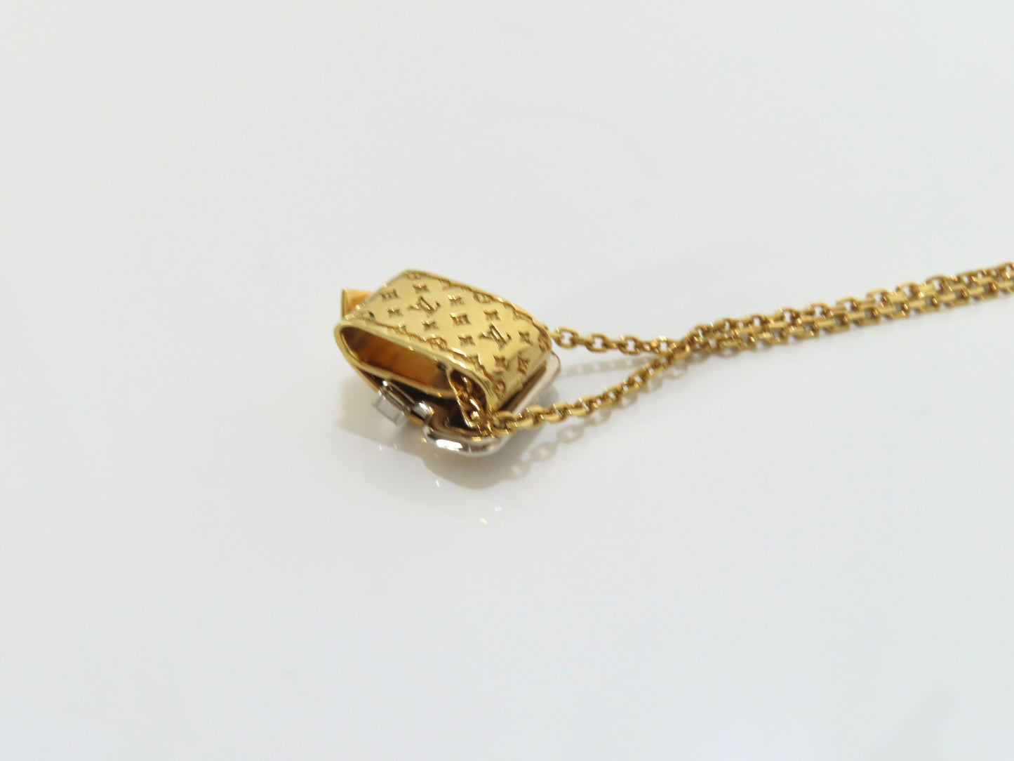LOUIS VUITTON Monogram Belt Motif Necklace M64703/LE0137 Necklace