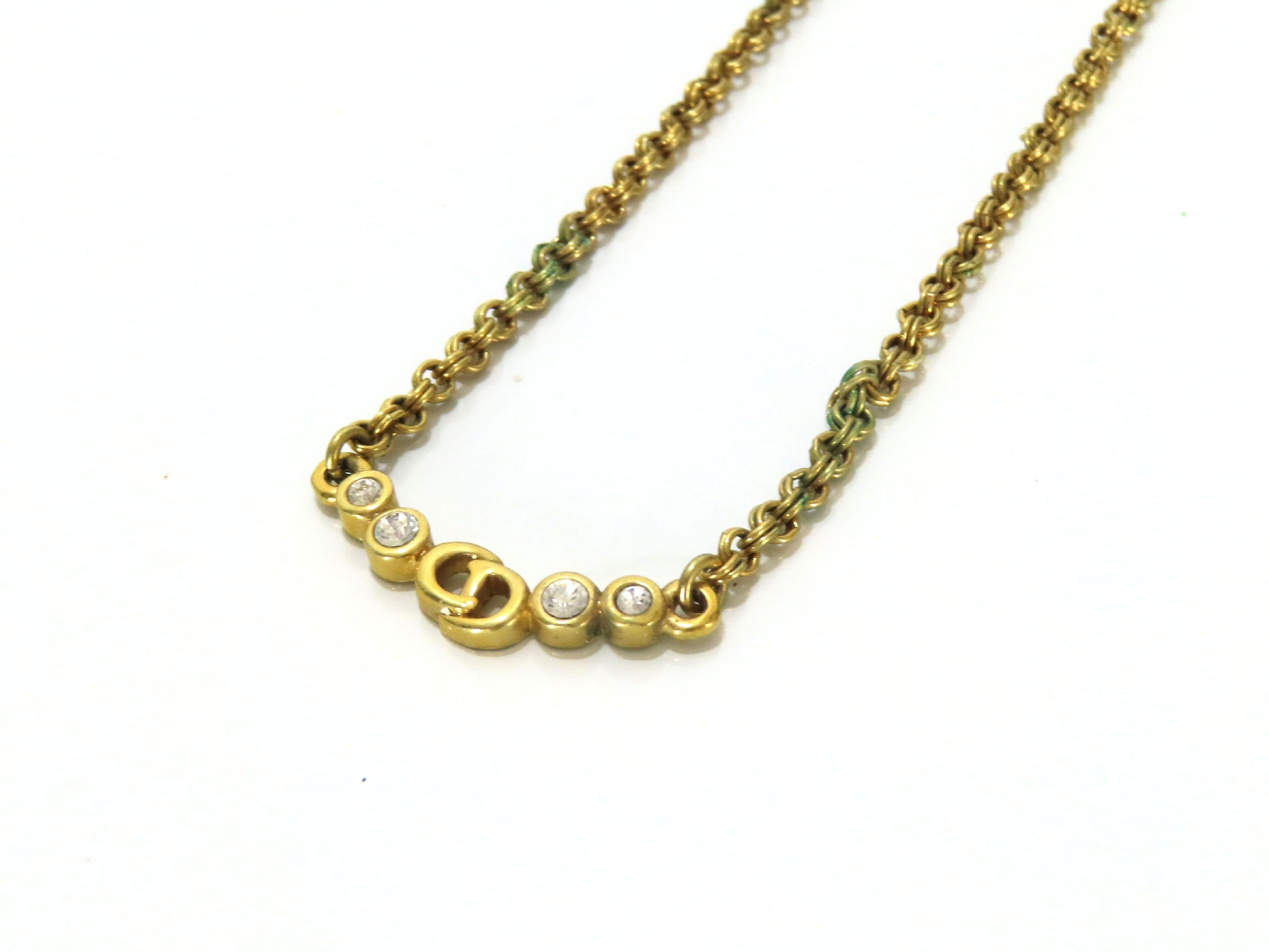 Dior CD Necklace GP Box Necklace
