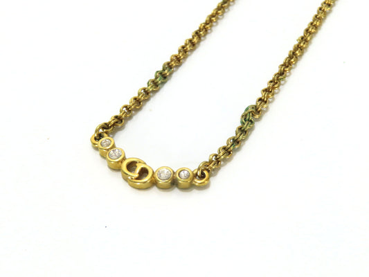 Dior CD Necklace GP Box Necklace