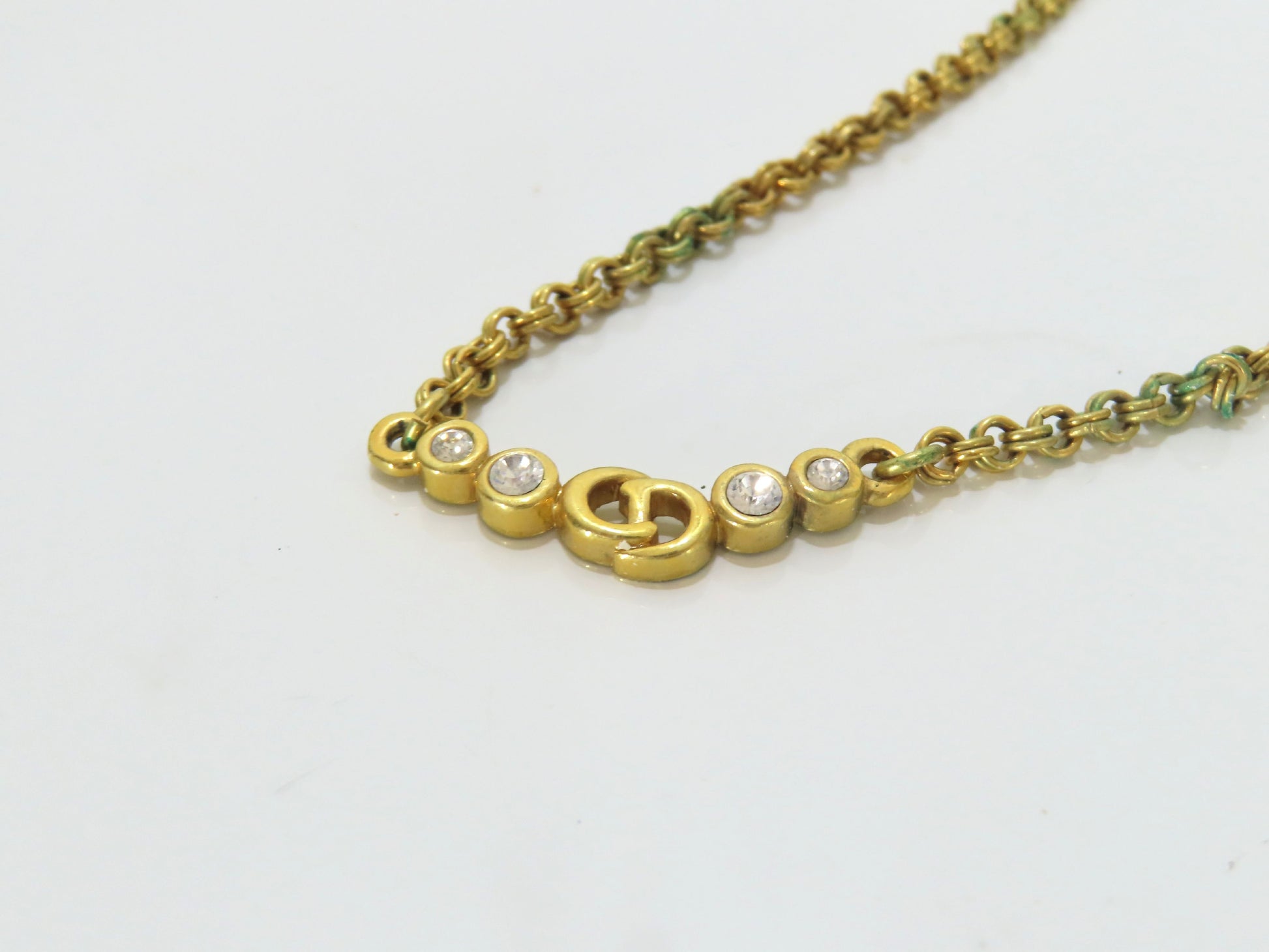 Dior CD Necklace GP Box Necklace