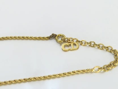 Christian Dior CD Necklace GP Necklace