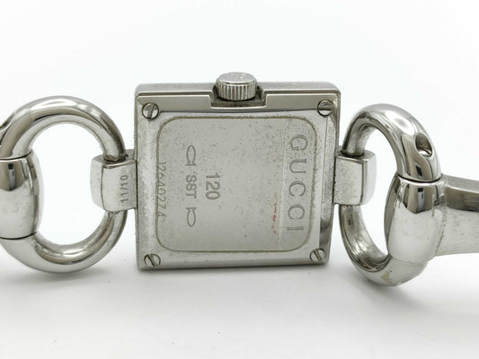 GUCCI 120 11/10 12640274 Quartz Women's Watch, Unworked, Condition