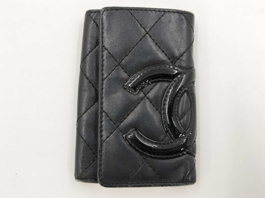 CHANEL Coco Mark Cambon Key Case with 3 Missing Stickers