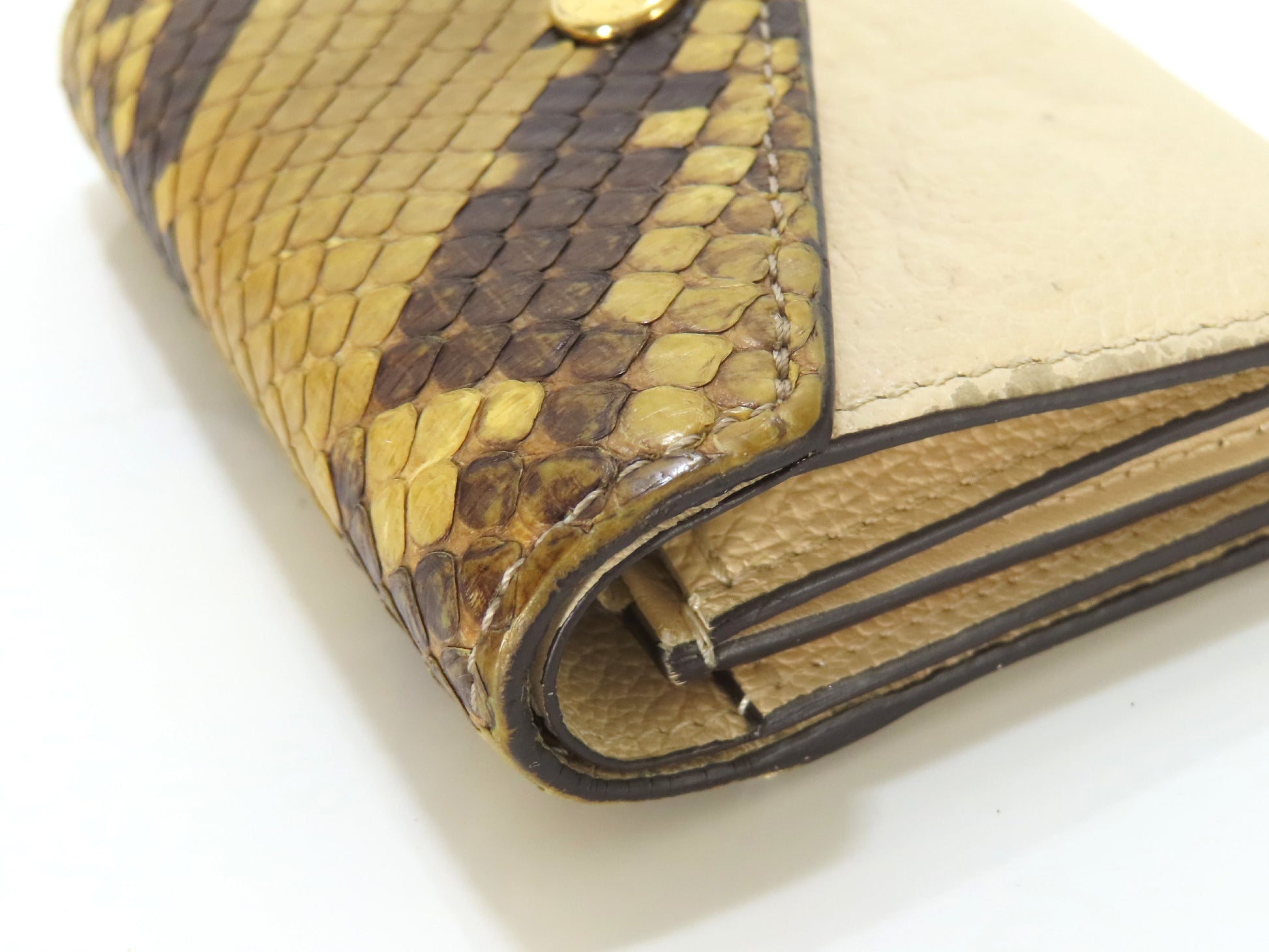 LOUIS VUITTON Louis Vuitton Python Portefeuille Zoe N96319/SP1179 Wallet with Box