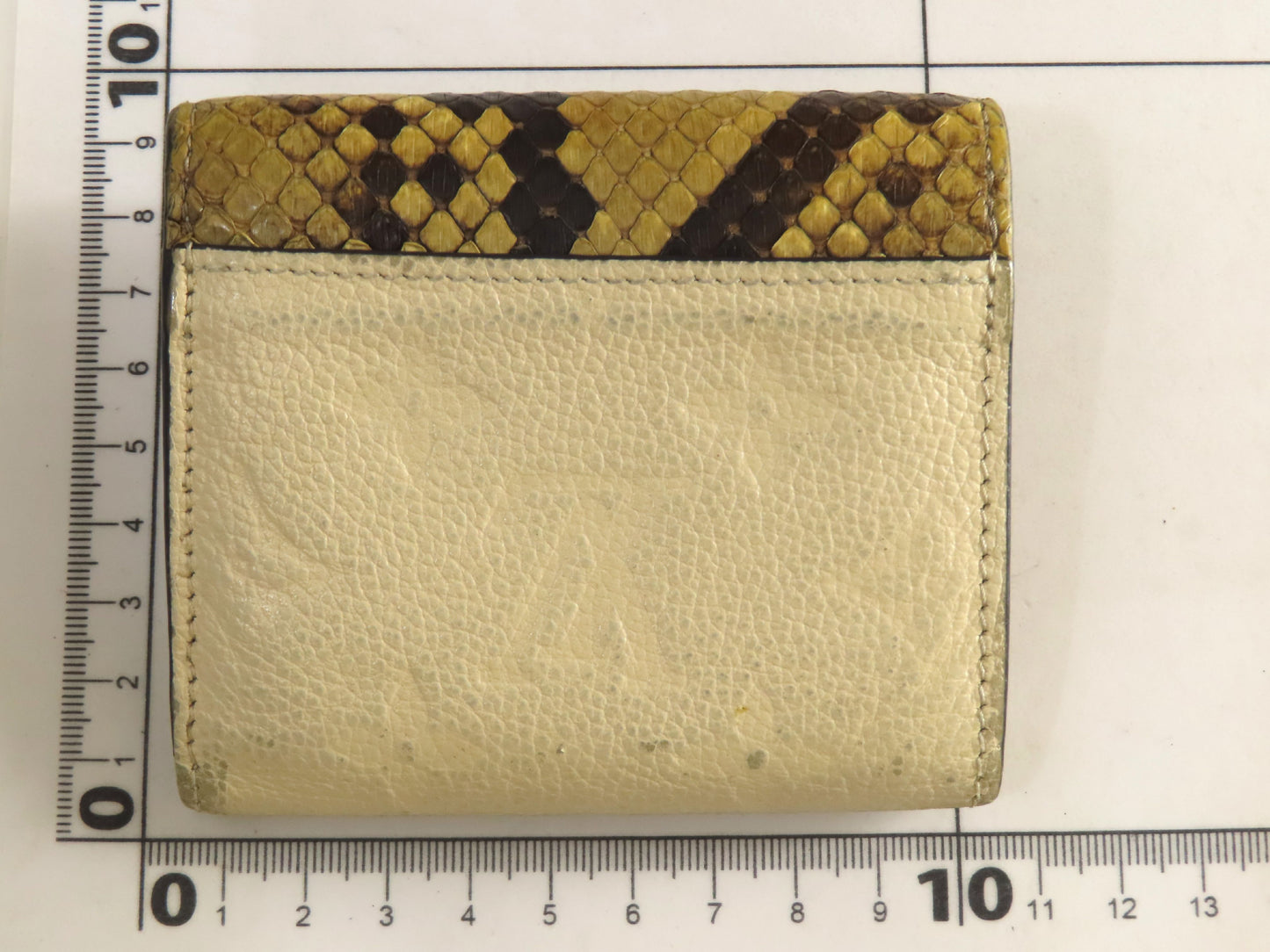 LOUIS VUITTON Louis Vuitton Python Portefeuille Zoe N96319/SP1179 Wallet with Box
