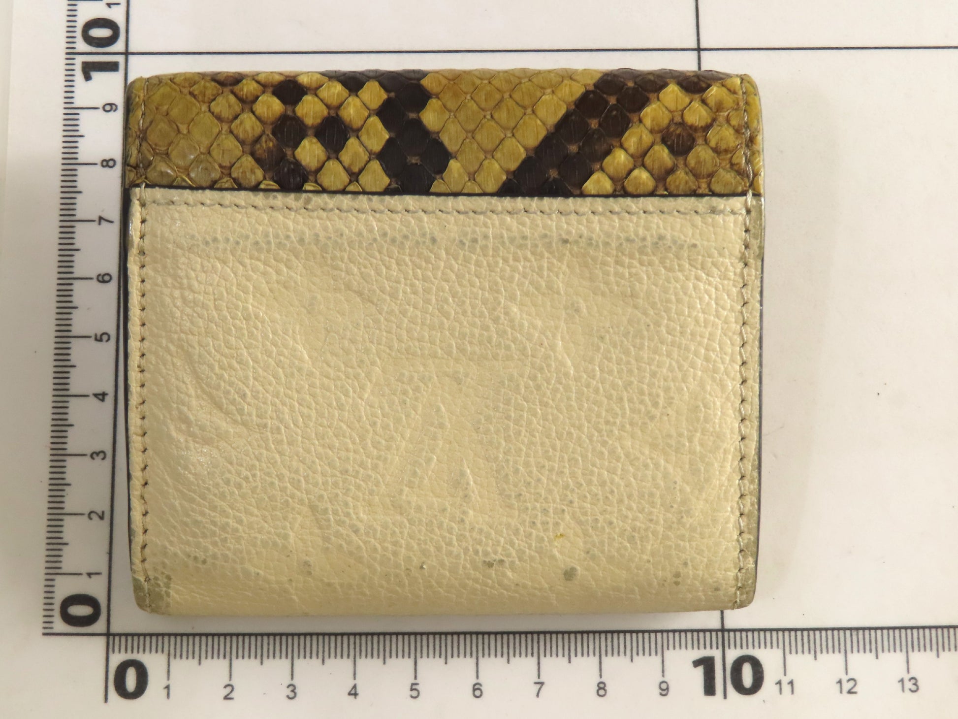 LOUIS VUITTON Louis Vuitton Python Portefeuille Zoe N96319/SP1179 Wallet with Box