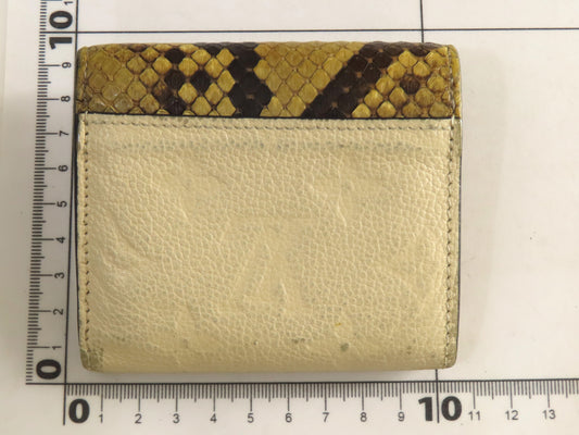 LOUIS VUITTON Louis Vuitton Python Portefeuille Zoe N96319/SP1179 Wallet with Box