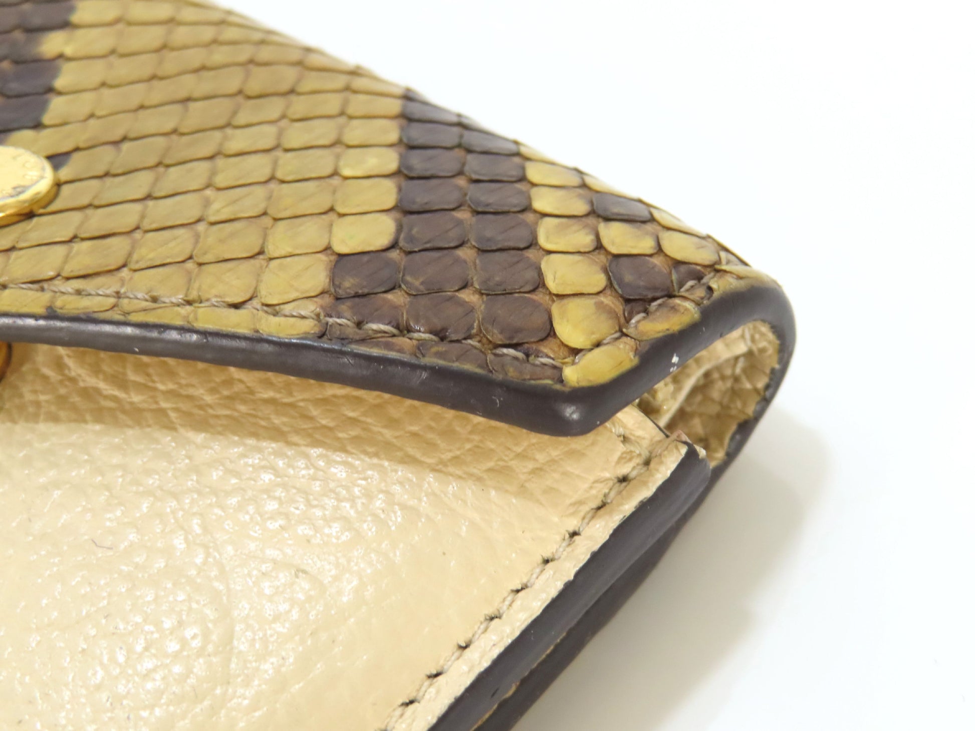 LOUIS VUITTON Louis Vuitton Python Portefeuille Zoe N96319/SP1179 Wallet with Box