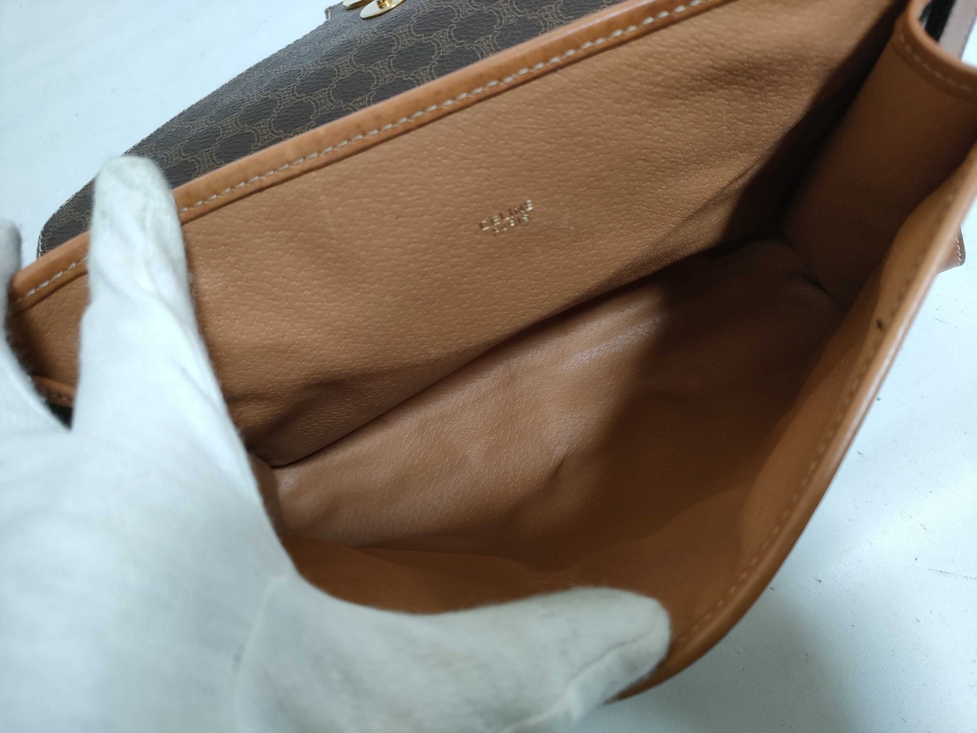 CELINE Macadam Clutch Bag Clutch Bag