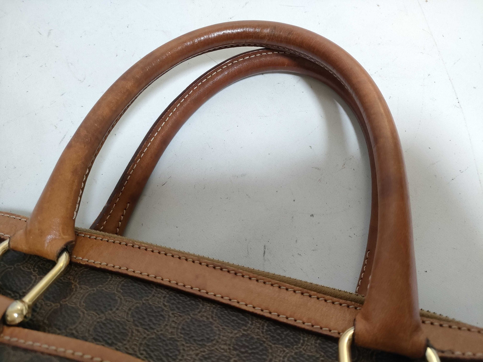 CELINE Macadam Handbag