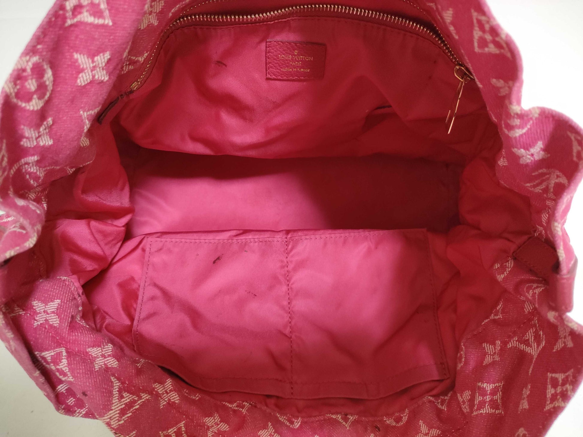 LOUIS VUITTON RFID Unverifiable Monogram Denim Louis Vuitton Monogram Denim Noefull MM M40870/TJ1103 Handbag