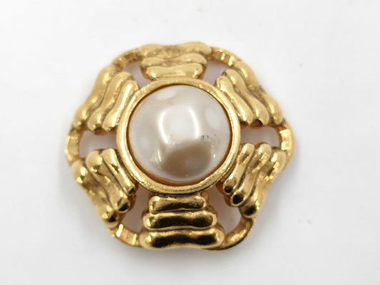 CHANEL Coco Mark Earring Pearl Earring