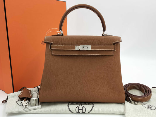HERMES Kelly 25 Inner Stitch Shoulder Bag