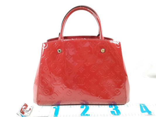LOUIS VUITTON RFID Unverifiable CA 5104 Vernis LOUIS VUITTON Montaigne MM Handbag