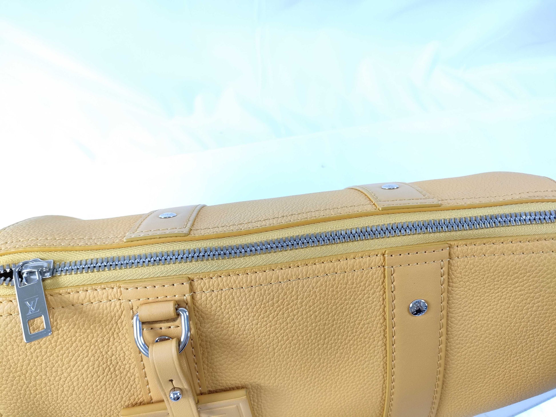 LOUIS VUITTON RFID Verified, Serial Number Unverifiable, Epi Louis Vuitton City Keepall Handbag