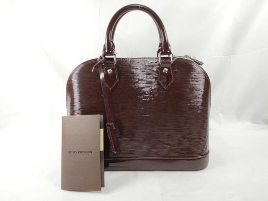 LOUIS VUITTON RFID Unverifiable FL 2142 Epi Louis Vuitton Alma Handbag