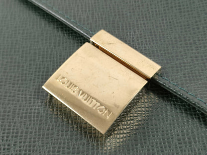 LOUIS VUITTON RFID Unverified CA 0061 Taiga LOUIS VUITTON Selenga Second Bag