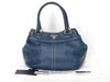 PRADA Vitello Navy Handbag