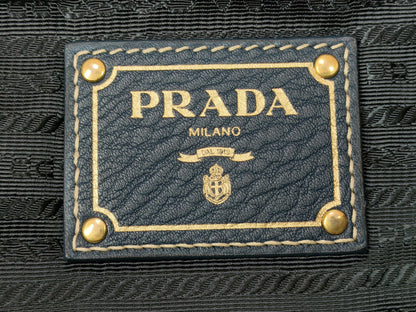 PRADA Vitello Navy Handbag
