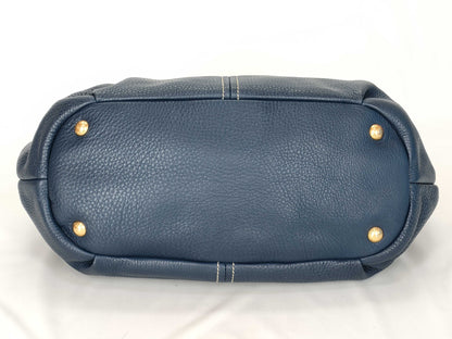 PRADA Vitello Navy Handbag