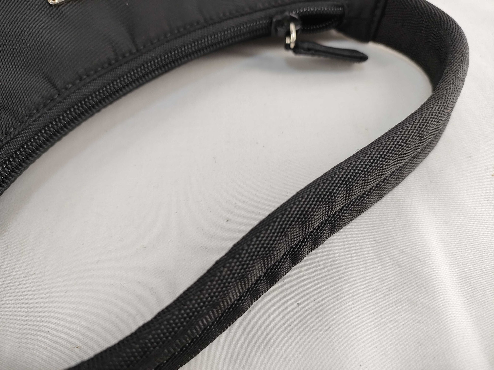 PRADA Prada Half Moon Accessory Pouch Black Pouch
