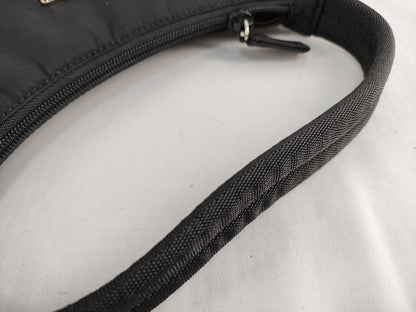 PRADA Prada Half Moon Accessory Pouch Black Pouch