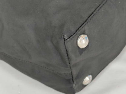 PRADA nylon Prada nylon calfskin black handbag
