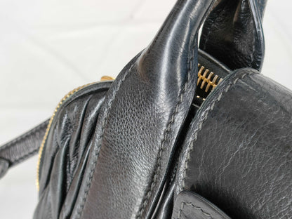 Miu Miu Matelasse 2-way Black Handbag