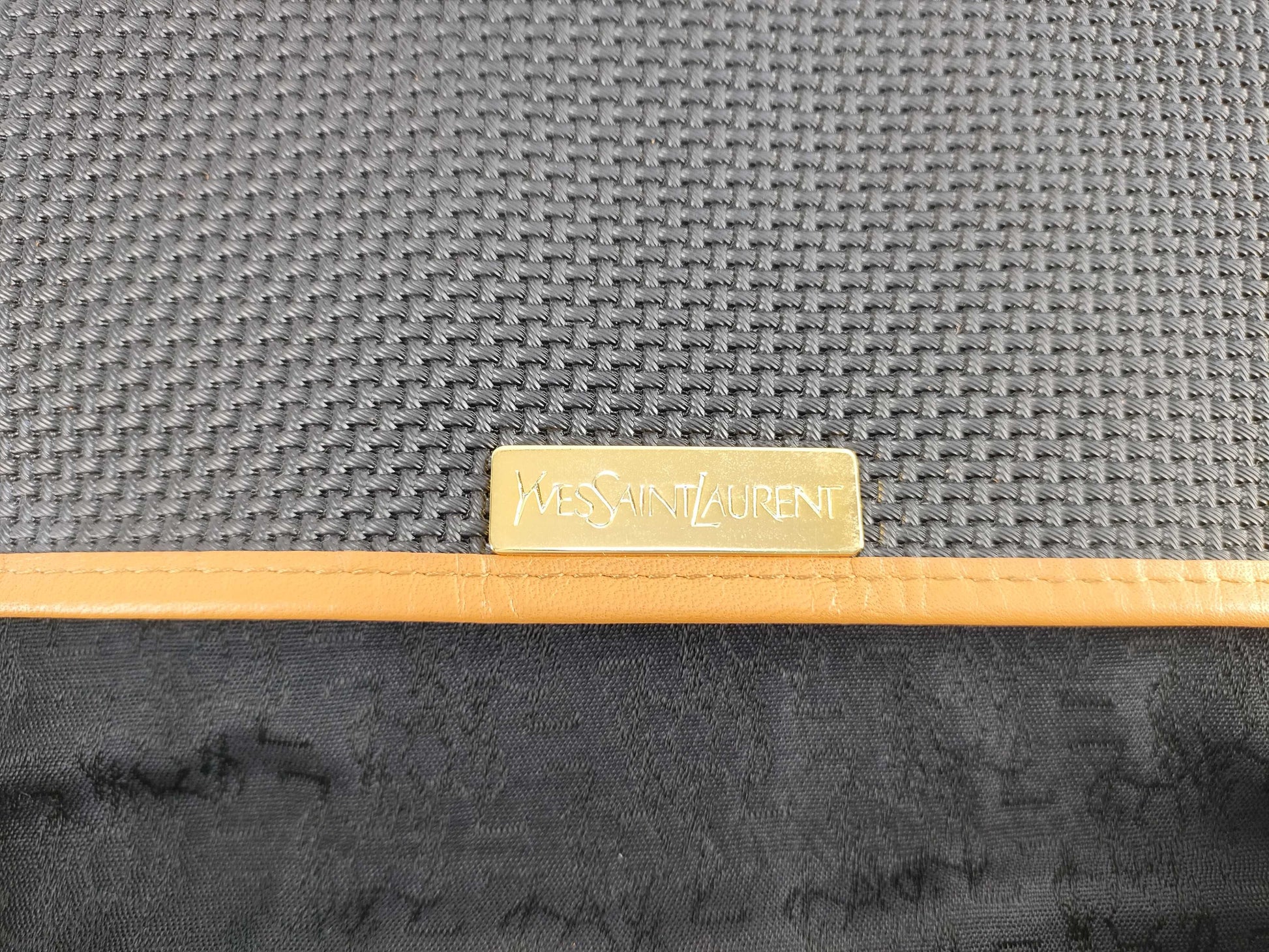 SAINT LAURENT Yves Saint Laurent Triangle Logo Shoulder Bag