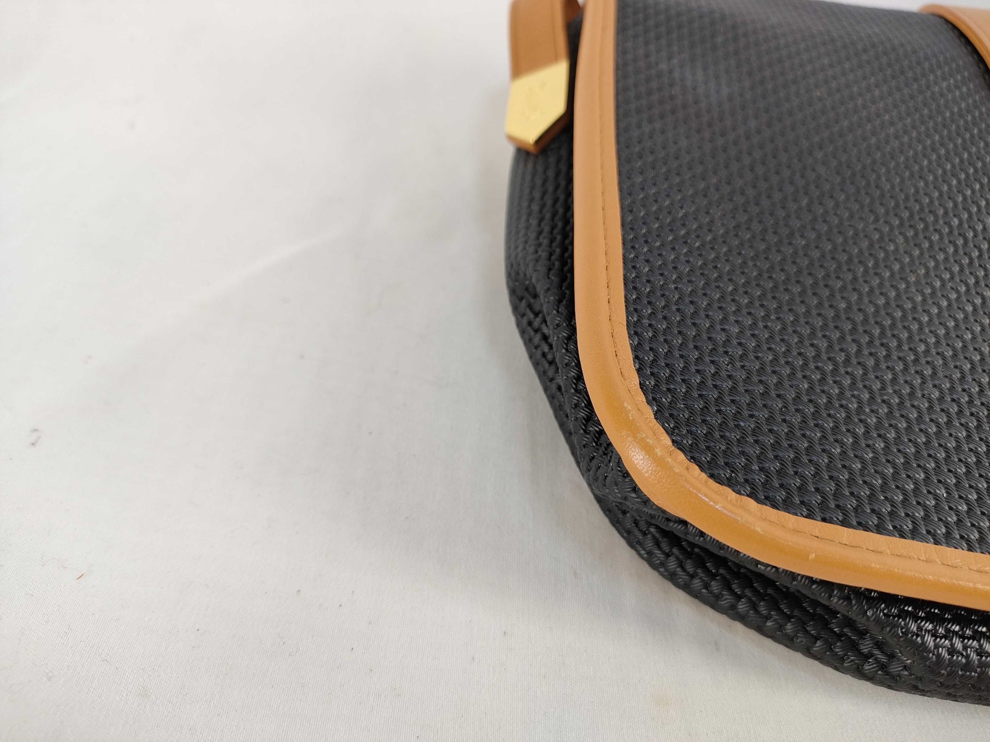 SAINT LAURENT Yves Saint Laurent Triangle Logo Shoulder Bag