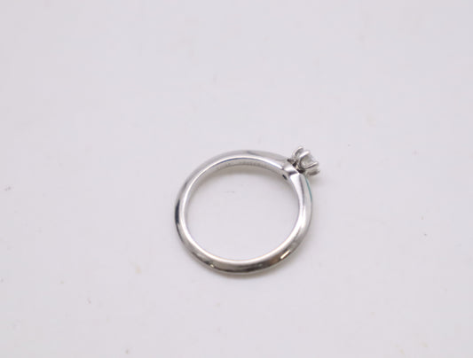 Tiffany & Co. Solitaire D0.20ct PT950 3.3g Ring 