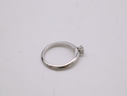 Tiffany & Co. Solitaire D0.20ct PT950 3.3g Ring 