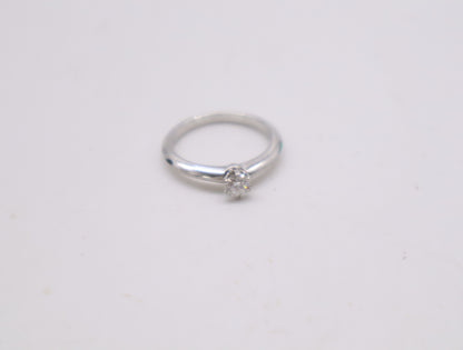 Tiffany & Co. Solitaire D0.20ct PT950 3.3g Ring 