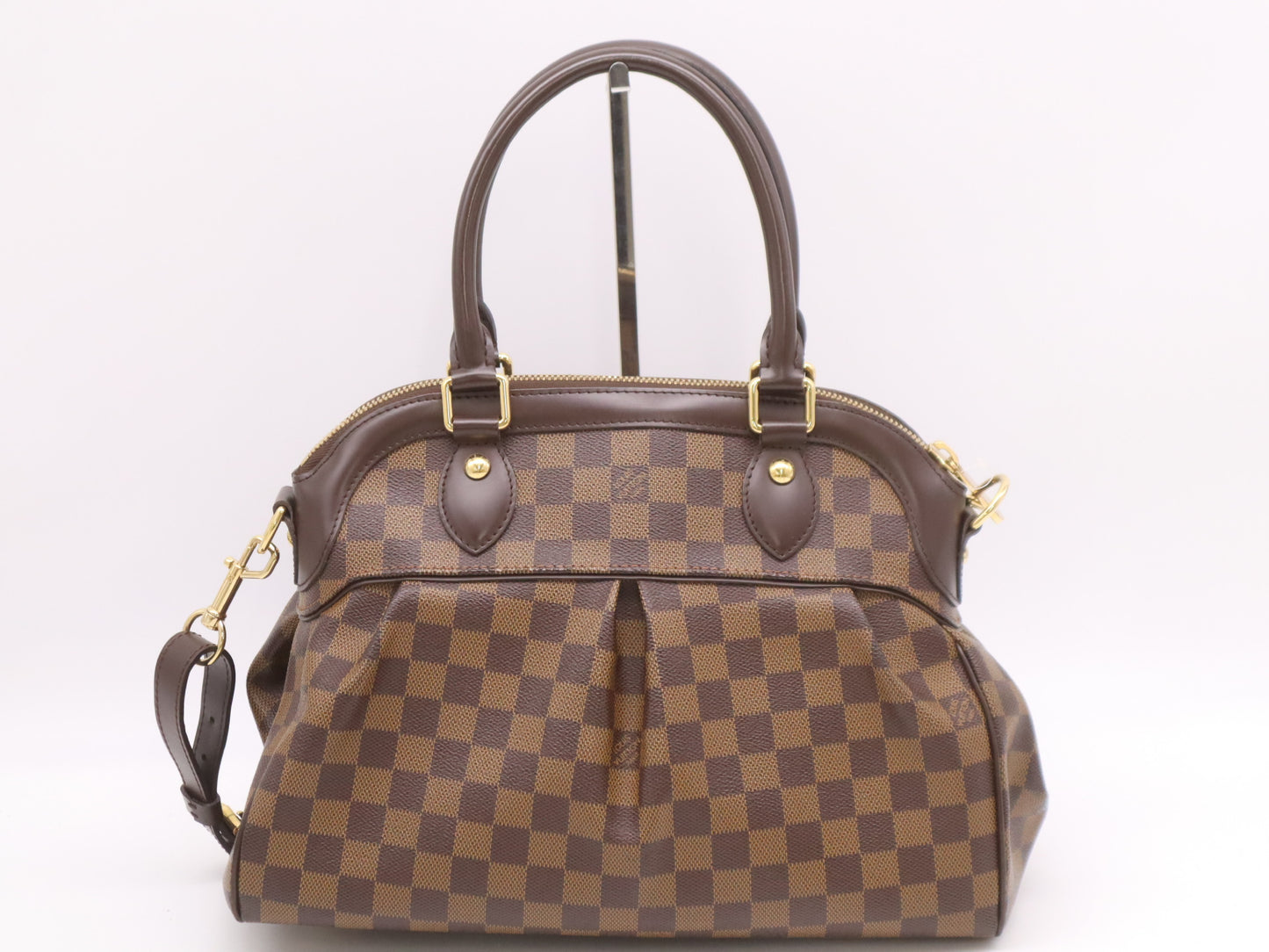 LOUIS VUITTON N51997 Damier Trevi PM Handbag with Shoulder Strap