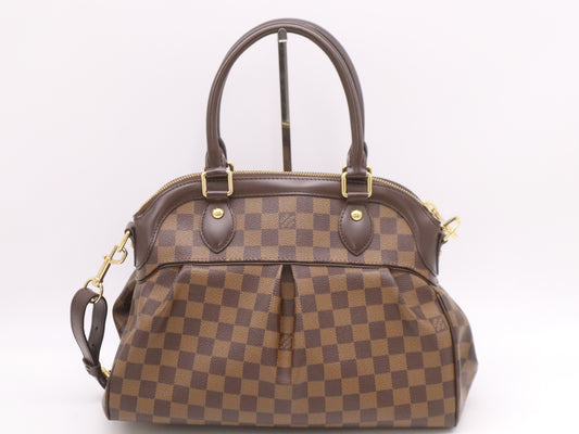 LOUIS VUITTON N51997 Damier Trevi PM Handbag with Shoulder Strap