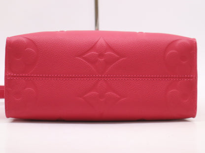 LOUIS VUITTON M45660 Empreinte On the Go PM Freesia Handbag RFID Verified