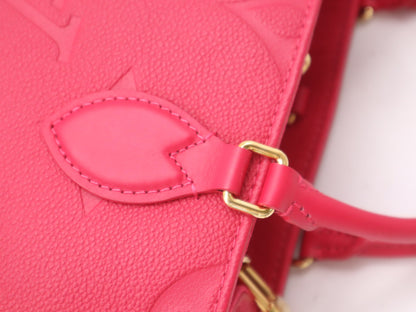 LOUIS VUITTON M45660 Empreinte On the Go PM Freesia Handbag RFID Verified