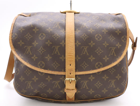 LOUIS VUITTON M42254 Monogram Saumur 35 Shoulder Bag